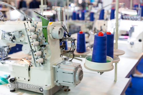 缝纫机布无人服装厂织物生产缝纫技术布无任何人